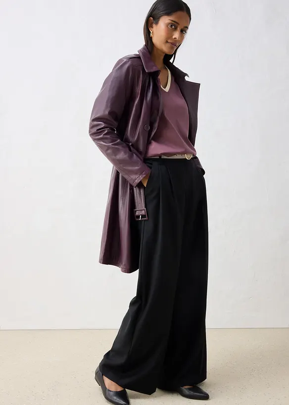 Langarmshirt aus Baumwoll-Seiden-Mix, bonprix