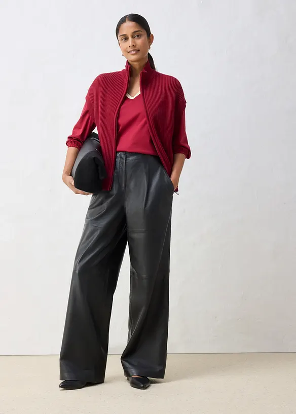 Strick-Weste aus weichem Woll-Mix, bonprix