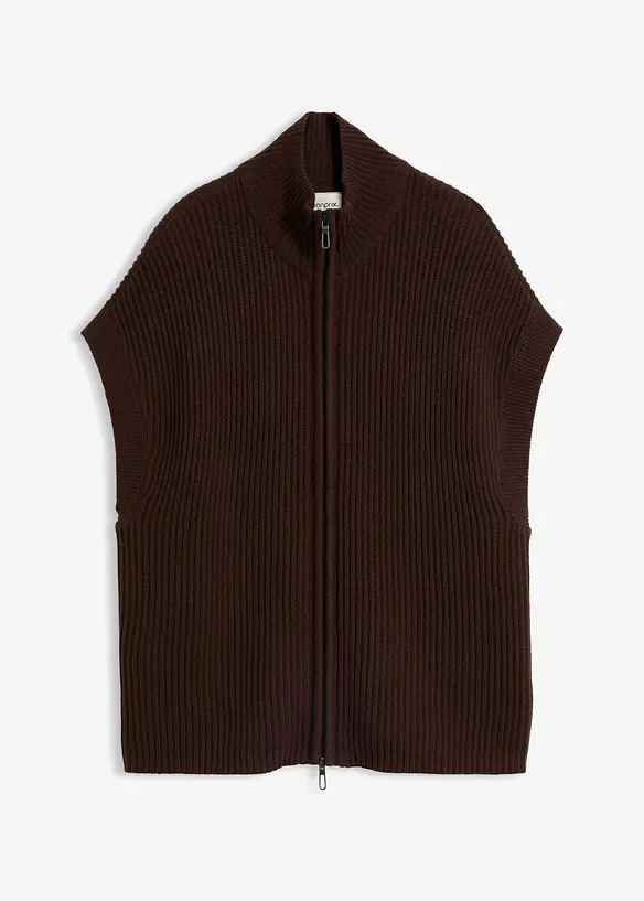 Strick-Weste aus weichem Woll-Mix, bonprix