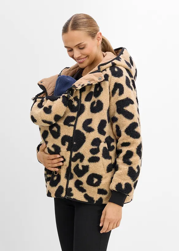 Veste de grossesse et de portage en sherpa, bonprix