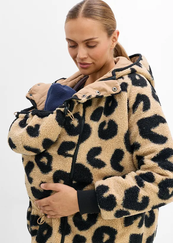 Veste de grossesse et de portage en sherpa, bonprix