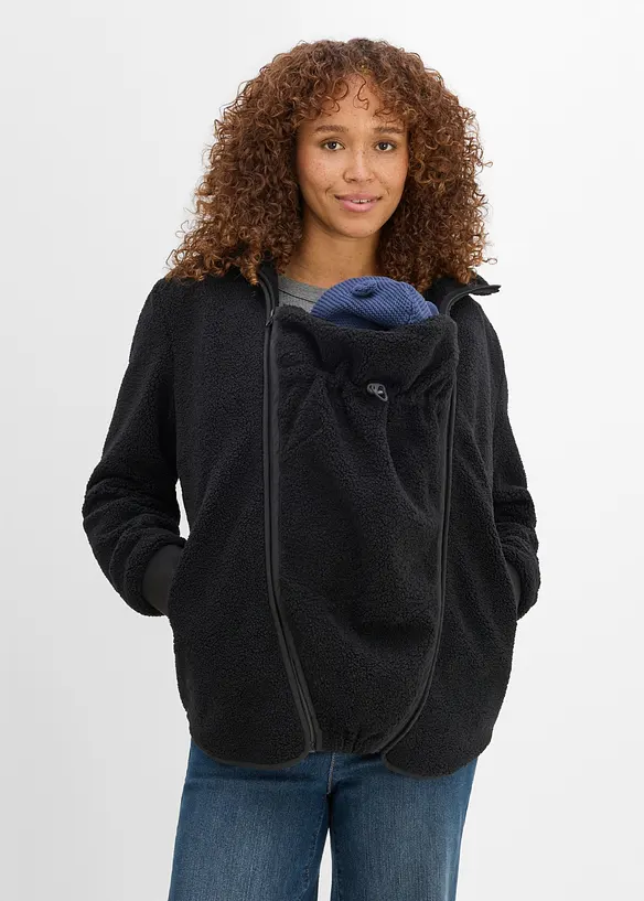 Veste de grossesse et de portage en sherpa douce, bonprix