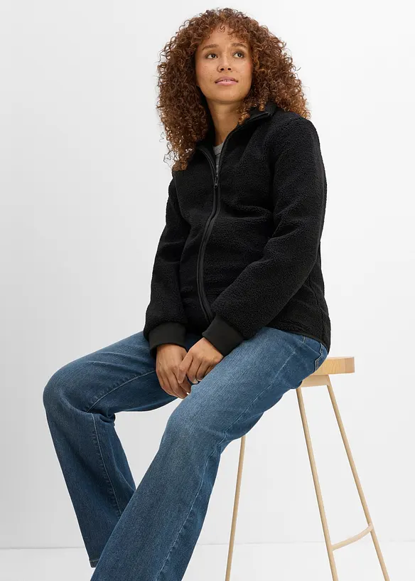 Veste de grossesse et de portage en sherpa douce, bonprix