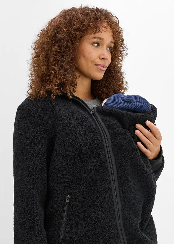 Veste de grossesse et de portage en sherpa douce, bonprix