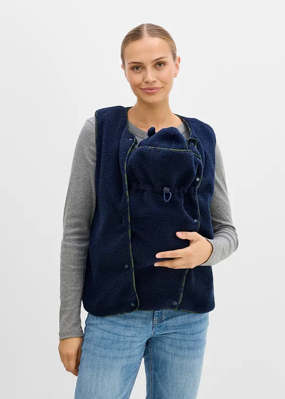 Gilet sans manches de grossesse et de portage en sherpa, bonprix