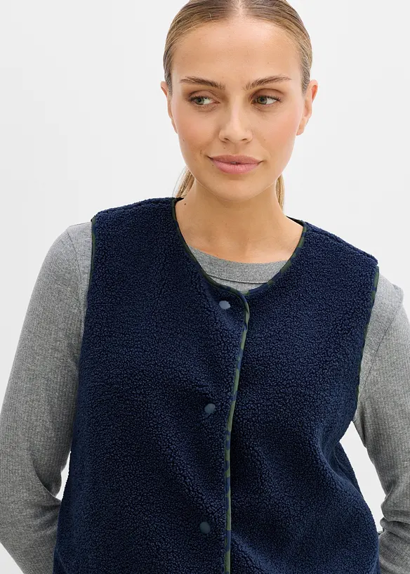 Gilet sans manches de grossesse et de portage en sherpa, bonprix