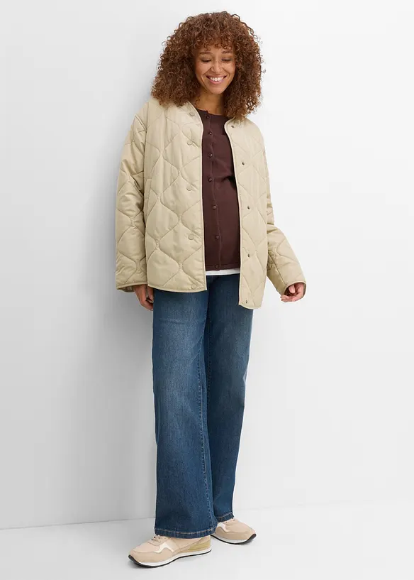 3-in-1 Ultraleichte Umstands-Steppjacke mit Trageeinsatz (2-tlg. Set), bonprix