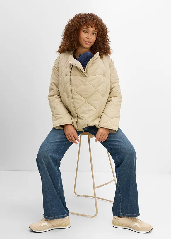 3-in-1 Ultraleichte Umstands-Steppjacke mit Trageeinsatz (2-tlg. Set), bonprix