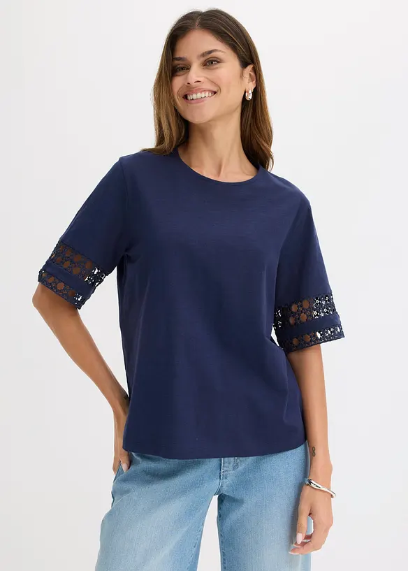 T-Shirt aus reiner Baumwolle, bonprix