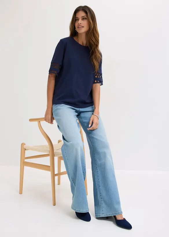 T-Shirt aus reiner Baumwolle, bonprix