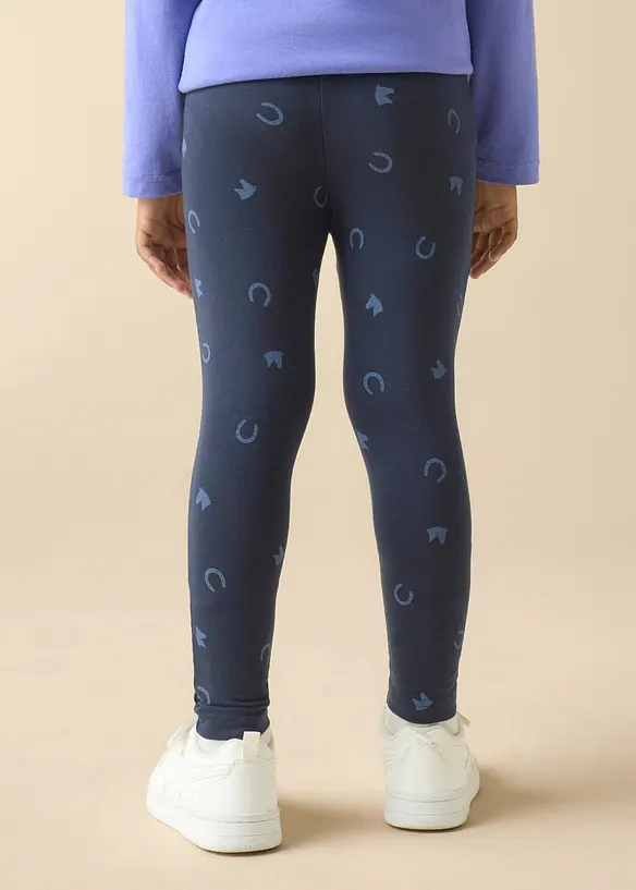 Lot de 3 leggings en coton extensible, bonprix