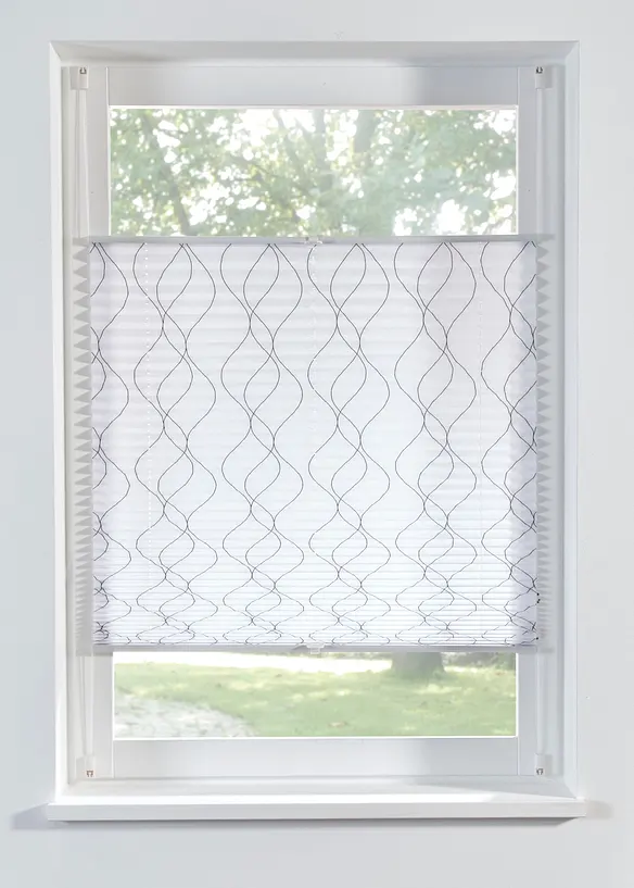 Plissee mit Druck, bonprix