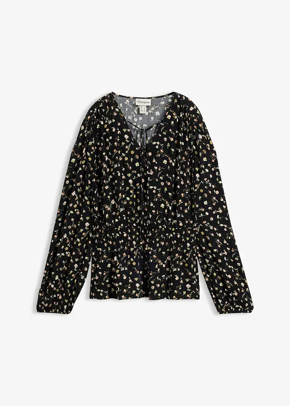 Bluse aus Viskose-Cr&eacute;pe, bonprix