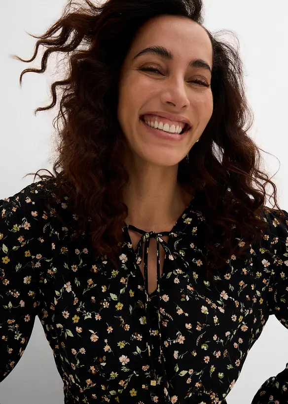 Bluse aus Viskose-Cr&eacute;pe, bonprix