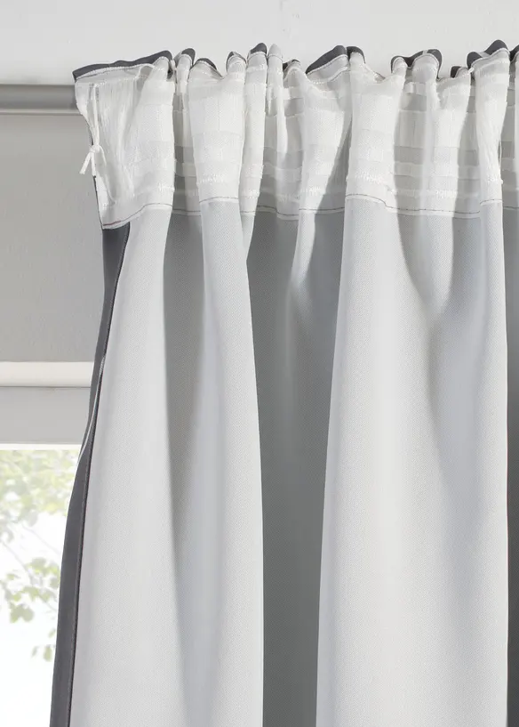 Abdunkelnder Vorhang mit recyceltem Polyester (1er Pack), bonprix