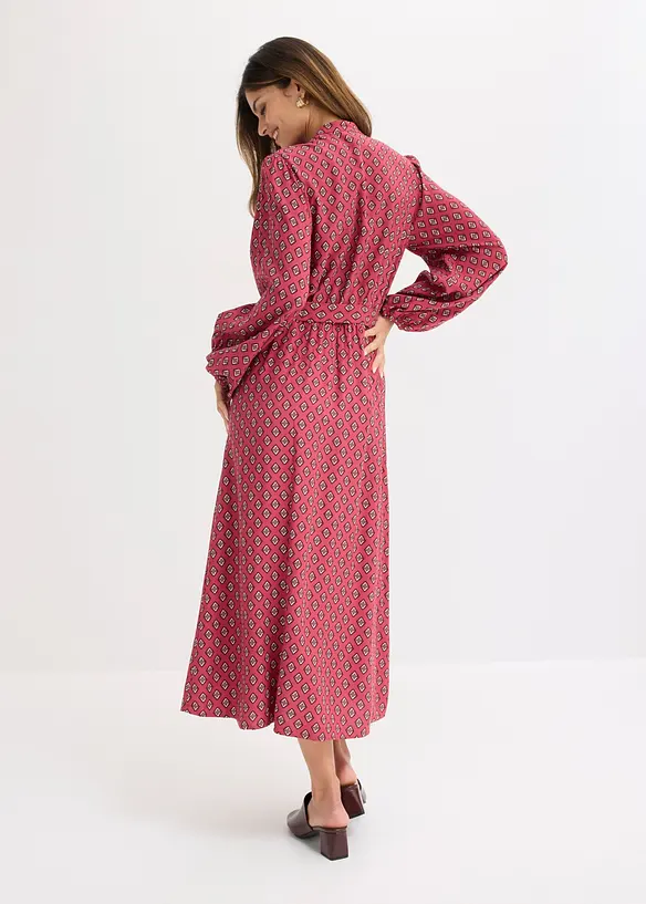 Robe-chemise avec ceinture &agrave; nouer, bonprix
