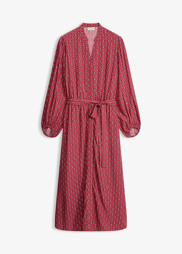 Robe-chemise avec ceinture &agrave; nouer, bonprix