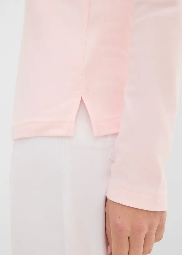 Polo manches longues 100% coton, bonprix