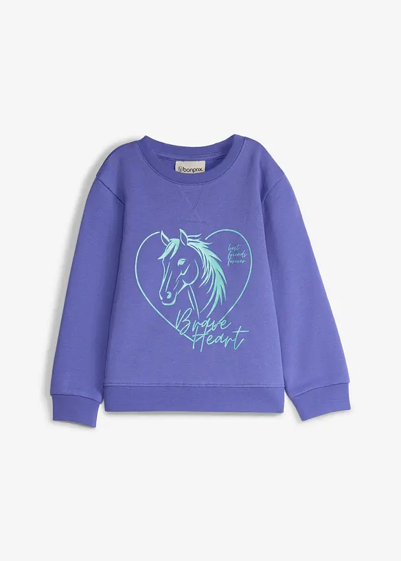 Sweatshirt mit Bio-Baumwolle, bonprix