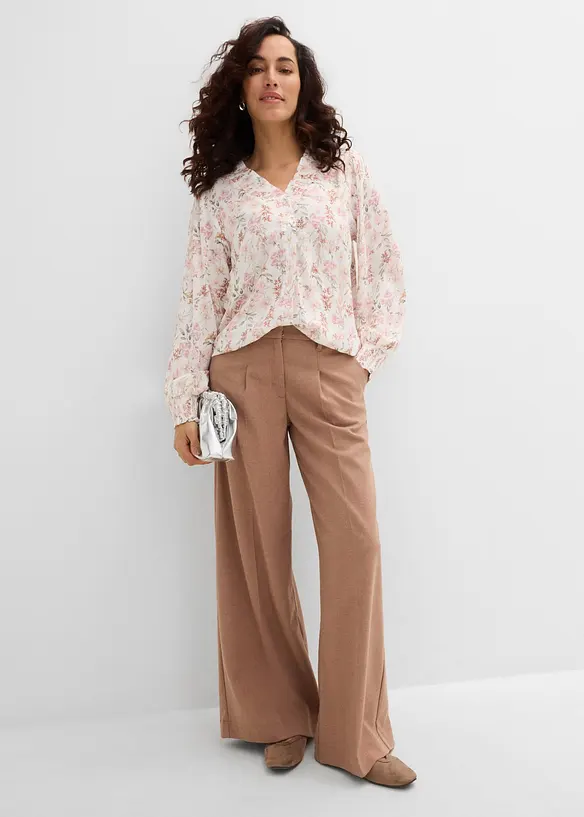 Bluse aus flie&szlig;ender Viskose, bonprix