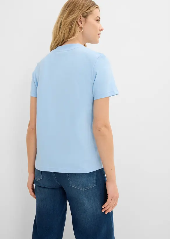 Lot de 3 T-shirts col V 100% coton, bonprix