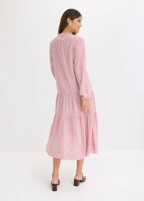Tunika-Kleid aus flie&szlig;ender Viskose, bonprix