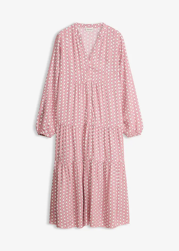 Tunika-Kleid aus flie&szlig;ender Viskose, bonprix