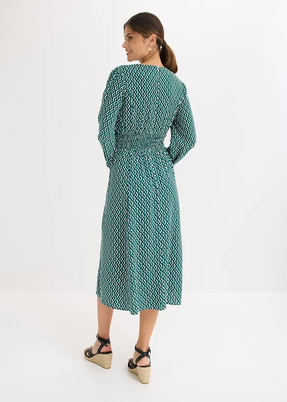 Robe midi en viscose fluide, bonprix