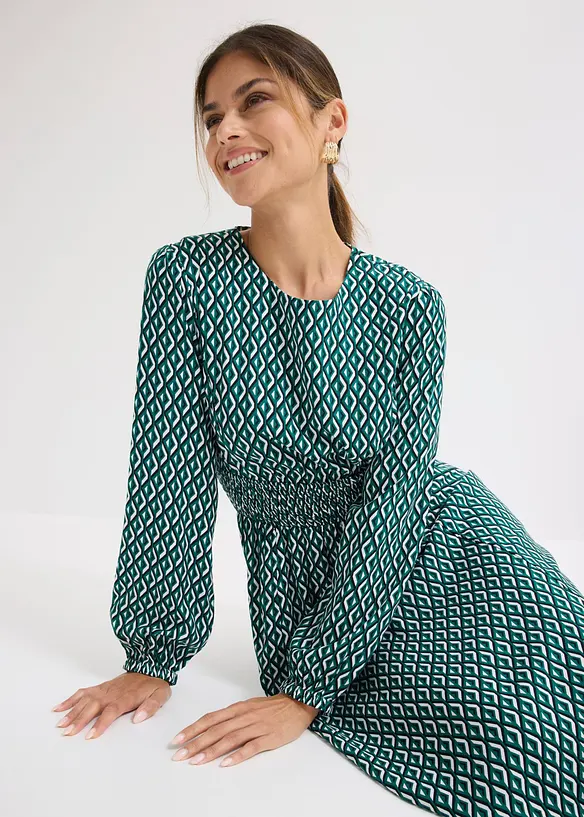 Robe midi en viscose fluide, bonprix