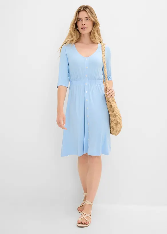 Jerseykleid aus elastischem Viskose-Mix, bonprix