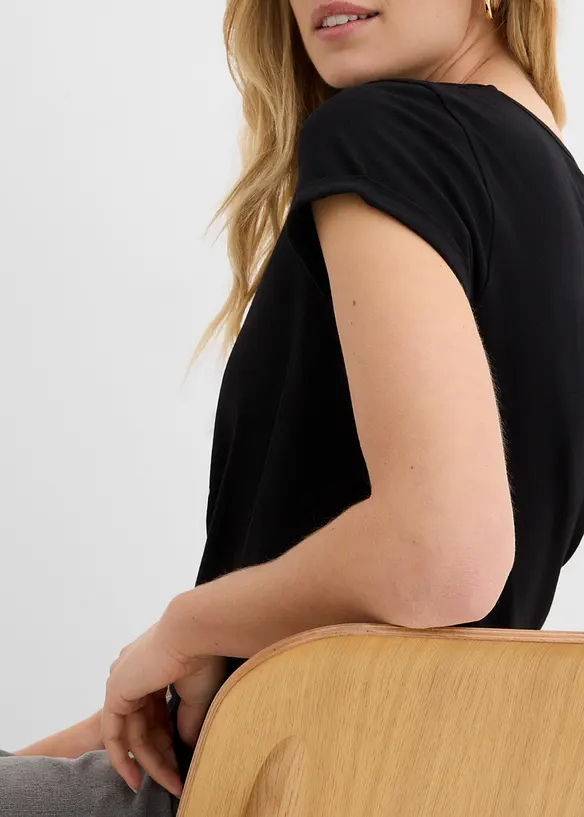 T-Shirt aus reiner Baumwolle, bonprix