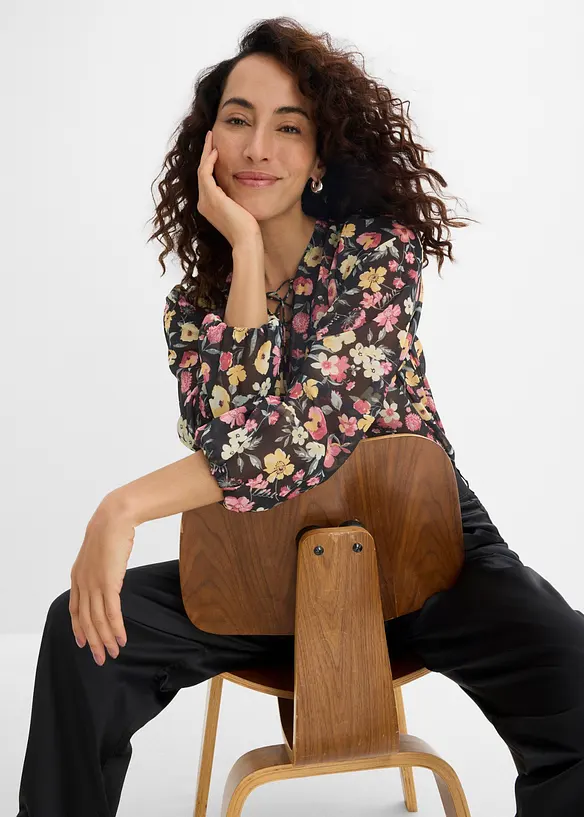 Blouse en mousseline, bonprix