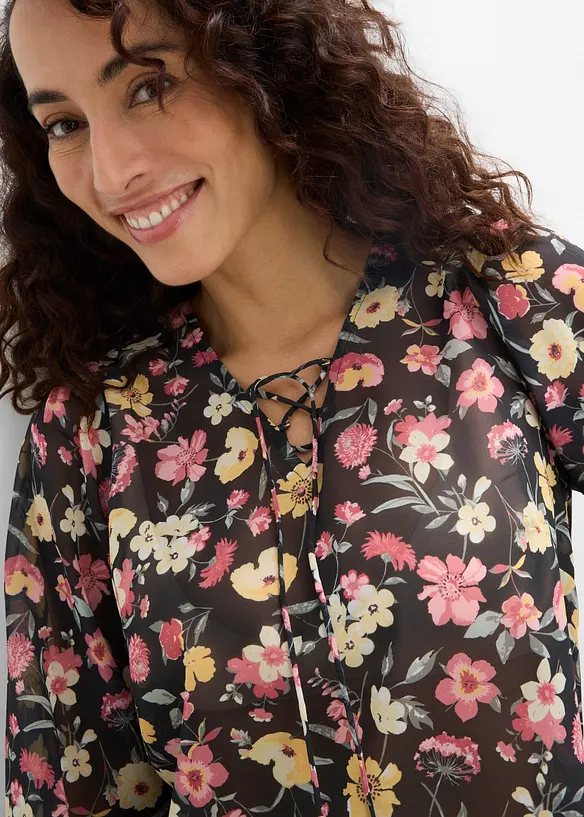 Blouse en mousseline, bonprix