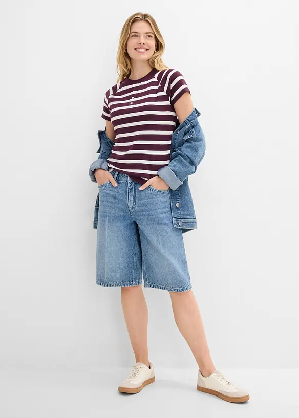 Raglan-Shirt aus reiner Baumwolle (2er Pack), bonprix