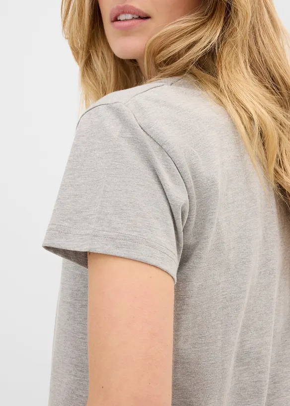 Locker geschnittenes T-Shirt mit Baumwolle, bonprix