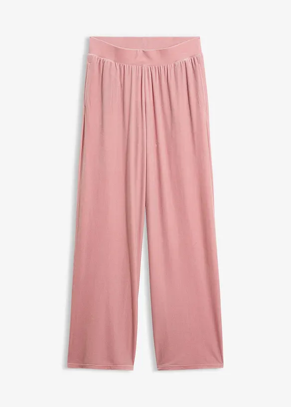Pantalon en jersey velours, bonprix