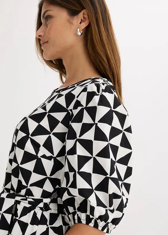 Midikleid aus reiner Baumwolle, bonprix