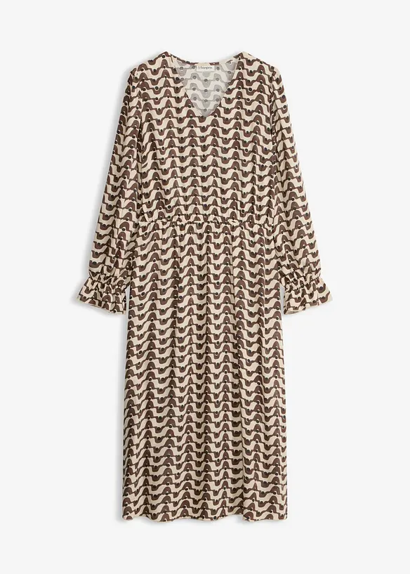 Robe midi en viscose fluide, bonprix