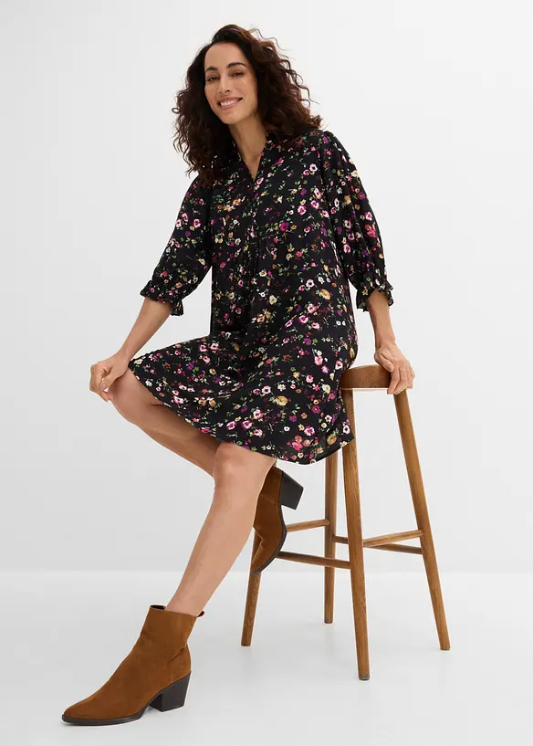 ausgestelltes Tunika-Kleid, bonprix