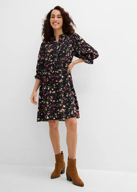 ausgestelltes Tunika-Kleid, bonprix