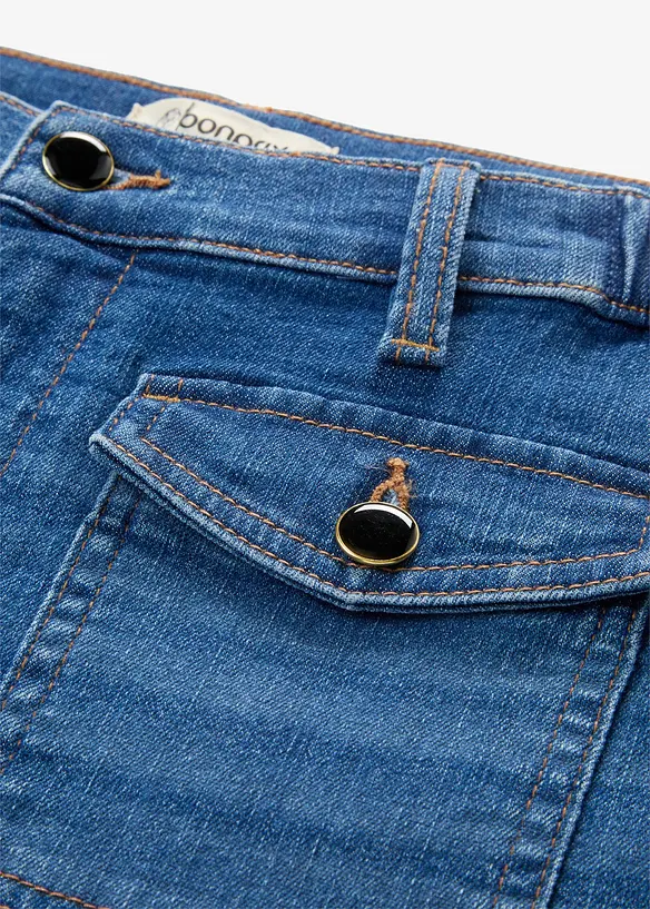 Jean large taille haute, bonprix
