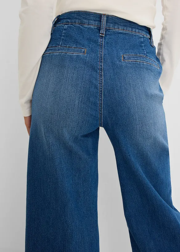 Jean large taille haute, bonprix