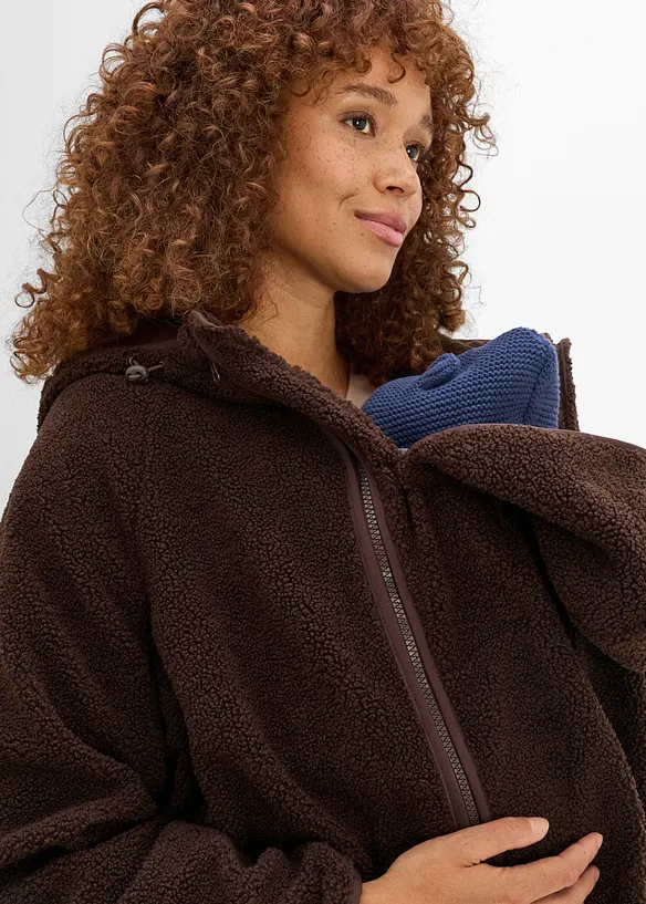 Veste de grossesse et de portage en sherpa, bonprix