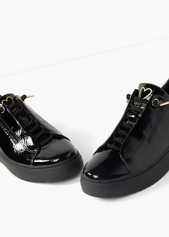Marco Tozzi Sneaker in Lack-Optik, Marco Tozzi