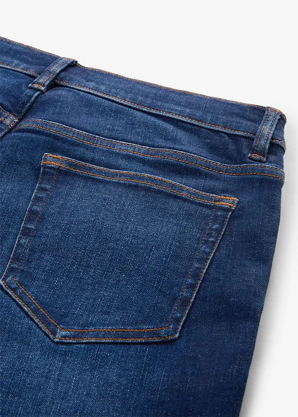 Jean droit, taille mi-haute, cropped, bonprix