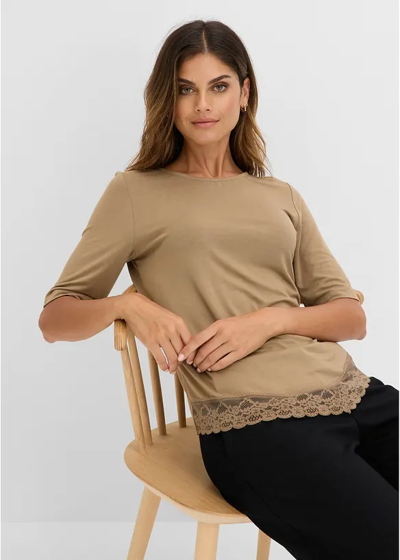 Shirt aus softer Viskose, bonprix