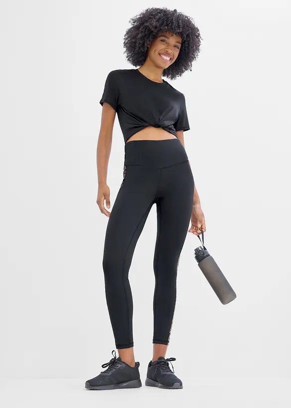 Ultraleichte Sport-Top mit Mesheinsatz, schnelltrocknend, bonprix