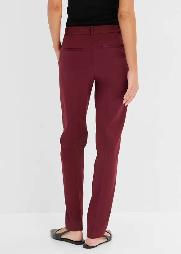 Pantalon de tailleur &agrave; pinces, bonprix