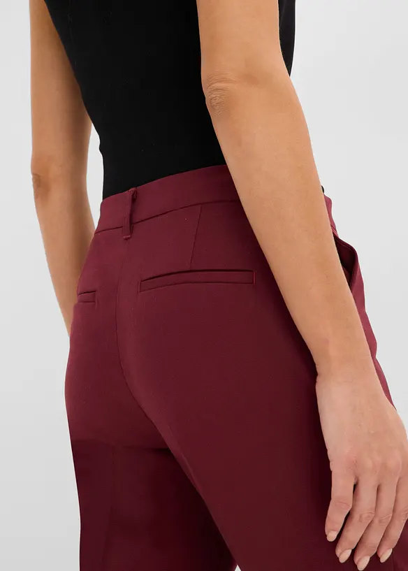 Pantalon de tailleur &agrave; pinces, bonprix