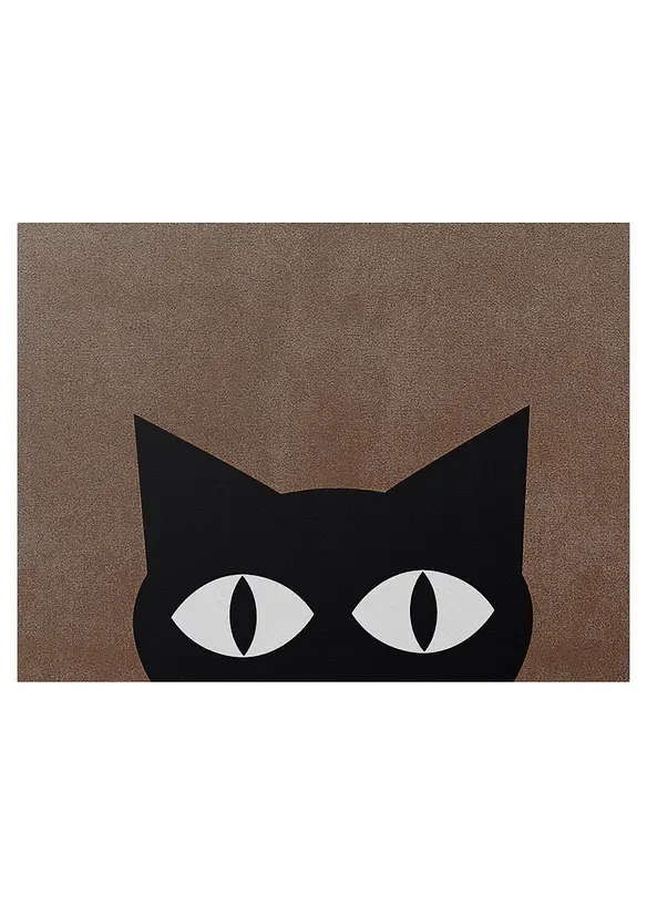 Paillasson lavable motif chat, bonprix